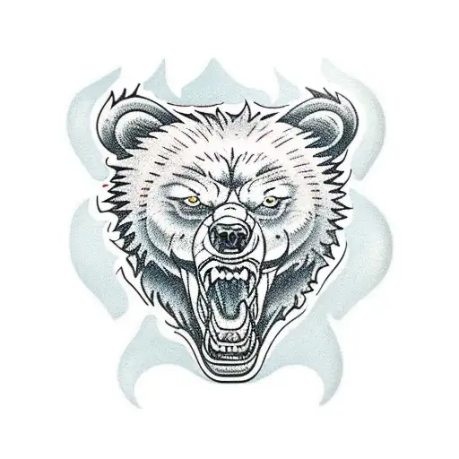 Fire Ice Roaring Bear