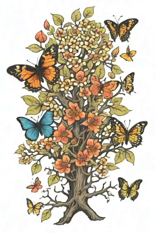 Butterfly Tree Sea