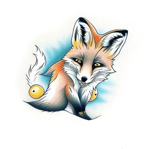 A Fox Photagraphing Another Fox