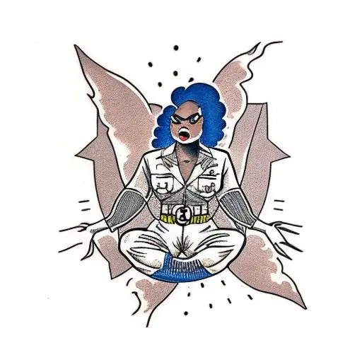 Black Woman Going Skydiving