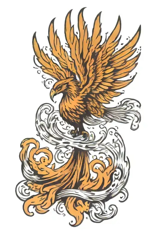 Phoenix Rising From Ashes