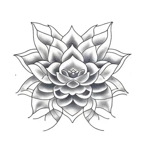 A Camera Lens Surrounded By A Wreath Of Lotus Flowers