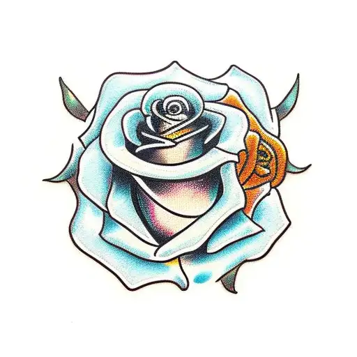 Jaguar With Yellow Rose