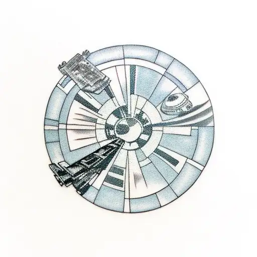 The Iconic Death Star From Star Wars