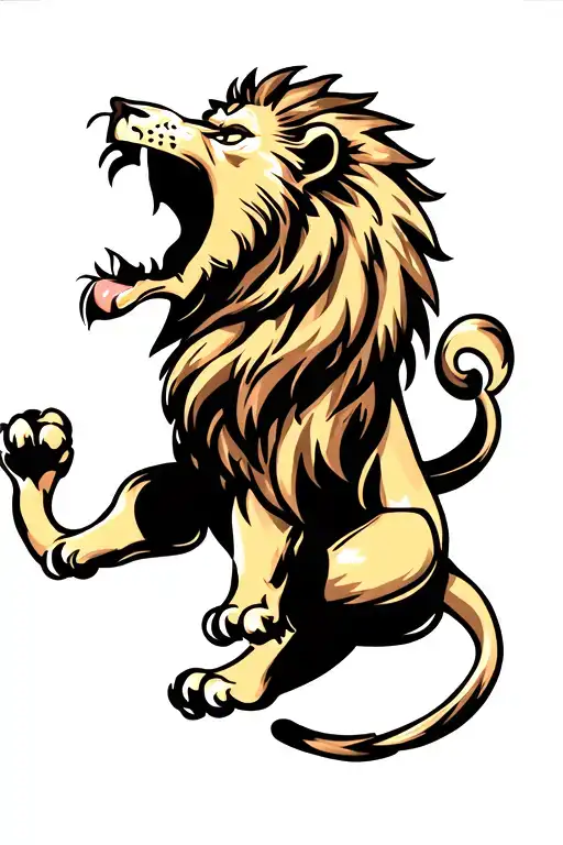 Lion Roaring