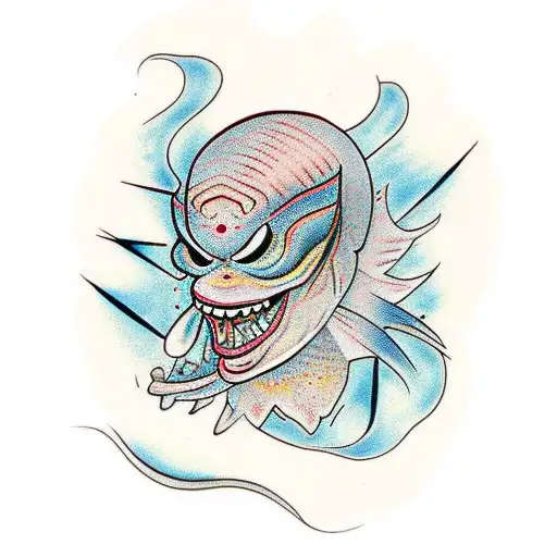 Fish Man And Spiderweb