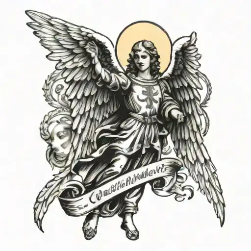Catholic Tattoo Michael The Archangel