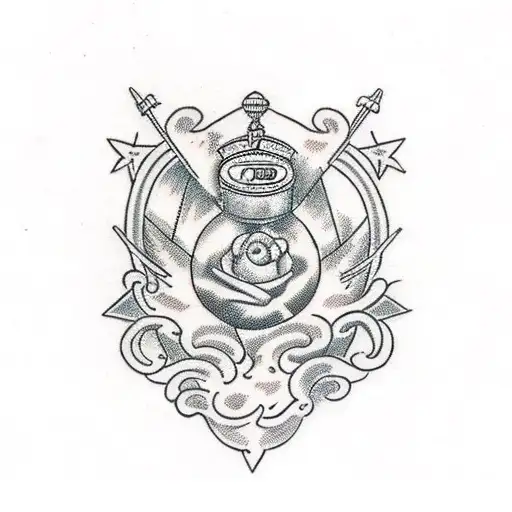 Birthdate Roman Lettering