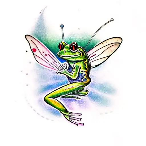 Frog With Fairy Wings