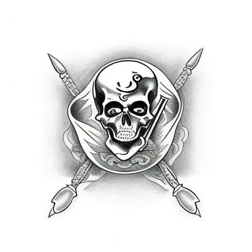 Death With Holding A Sandglass Watches In Black And White Agressive St