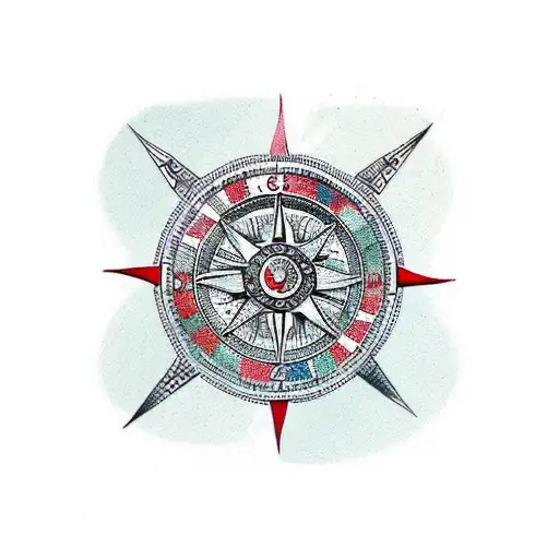 Viking Compass Maori Koru