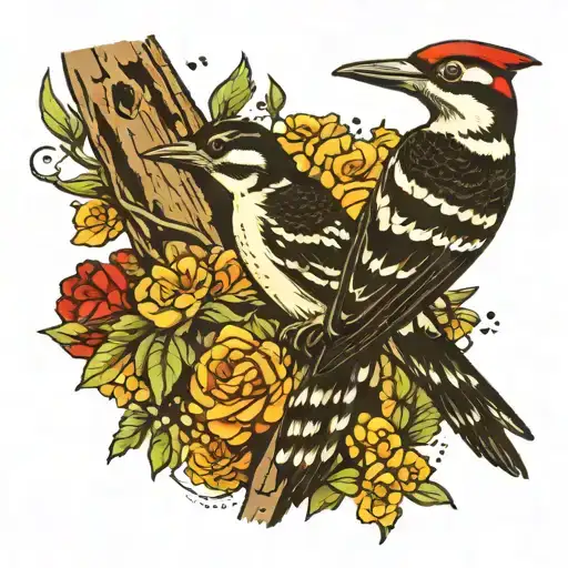 Woodpecker Pecking