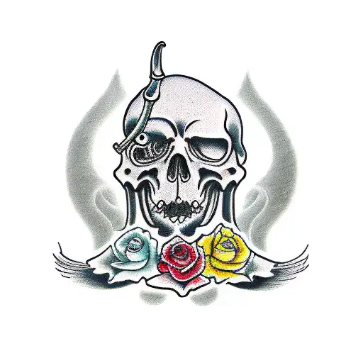 Grim Reaper With Calas