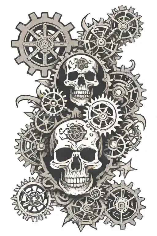 Gears Skulls Son Daughter