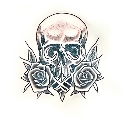 Skull And Roses
