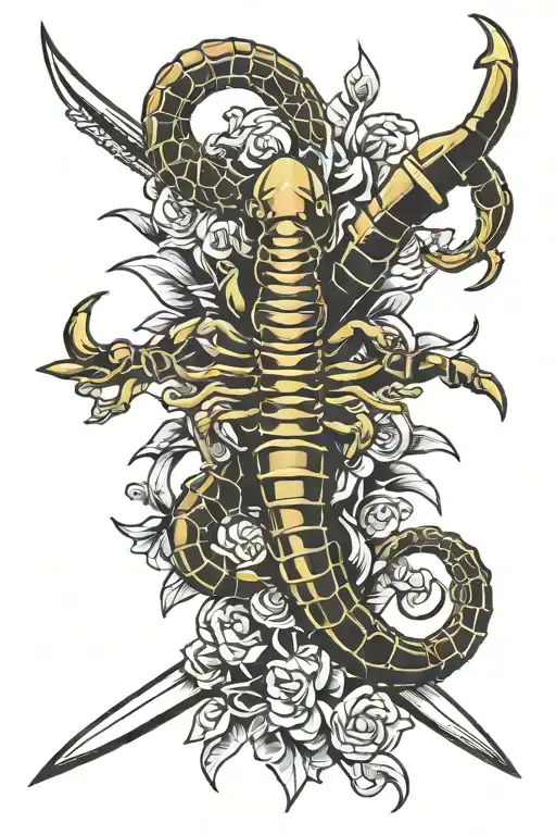 Scorpion Dagger Intertwined