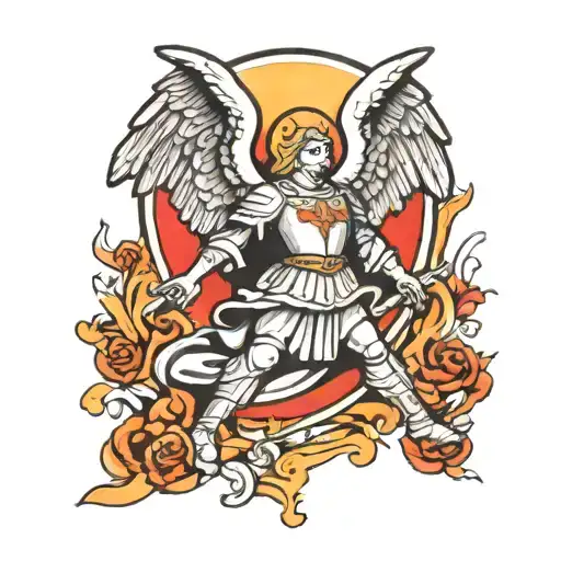 Saint Michael The Falling Angel