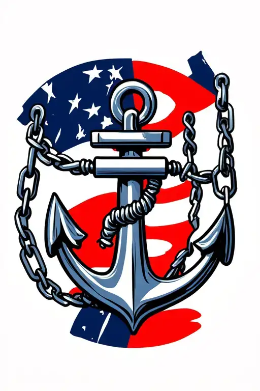 Broken Anchor Chained To A Vice