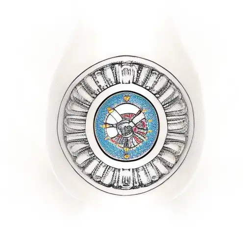 Rome Coliseum Inside A Engagement Ring