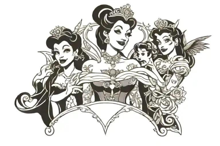 Disney Princess And Villains Chest