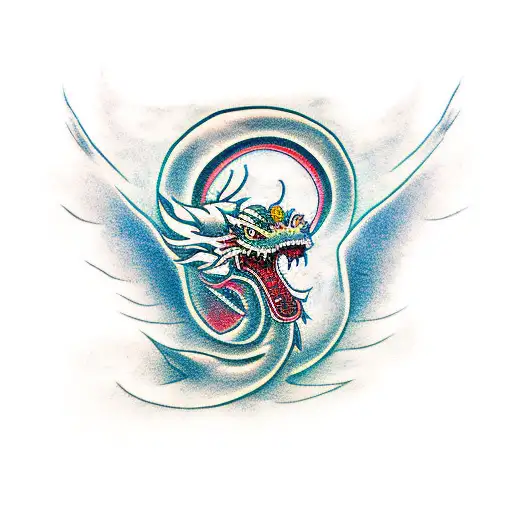 A Traditional Japanese Dragon Inspired By Your Favorite Video Game