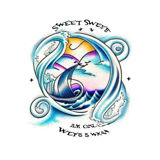 Sweet Dreams With Waves And Ocean