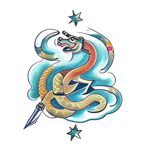 Sagittarius With A Snake Involved