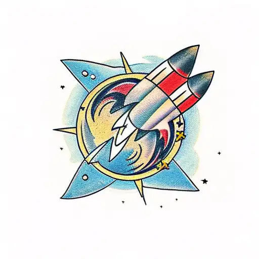 Rocket With A Planet