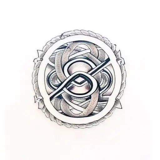 An Infinity Symbol Made Up Of Moths