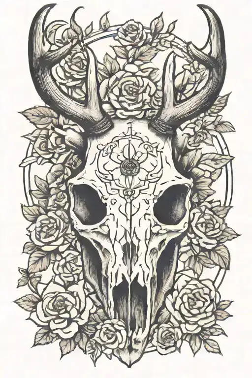 Deer Skull Inside