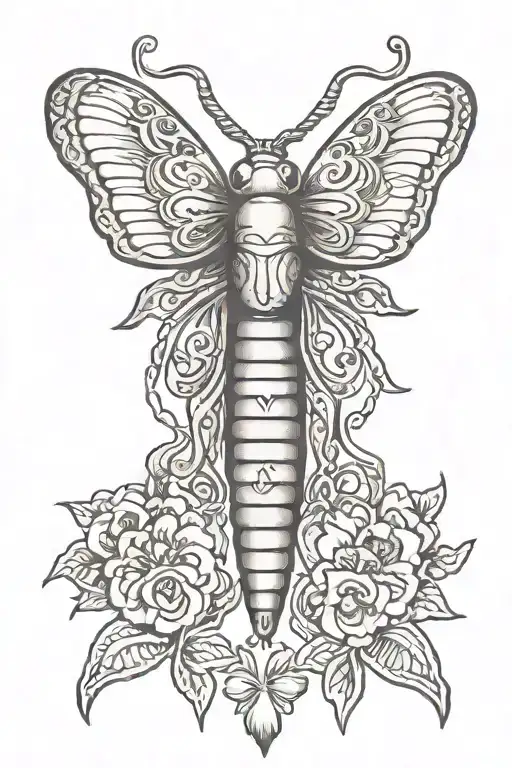 Medical Symbol Resiting Death Moth