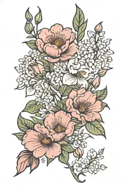 December And July Birth Flowers