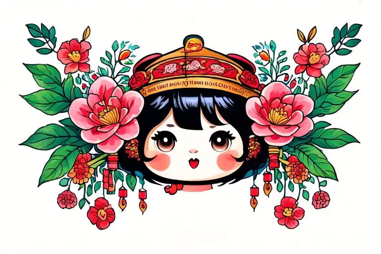 Cute Vietnamese 2X2 Inch