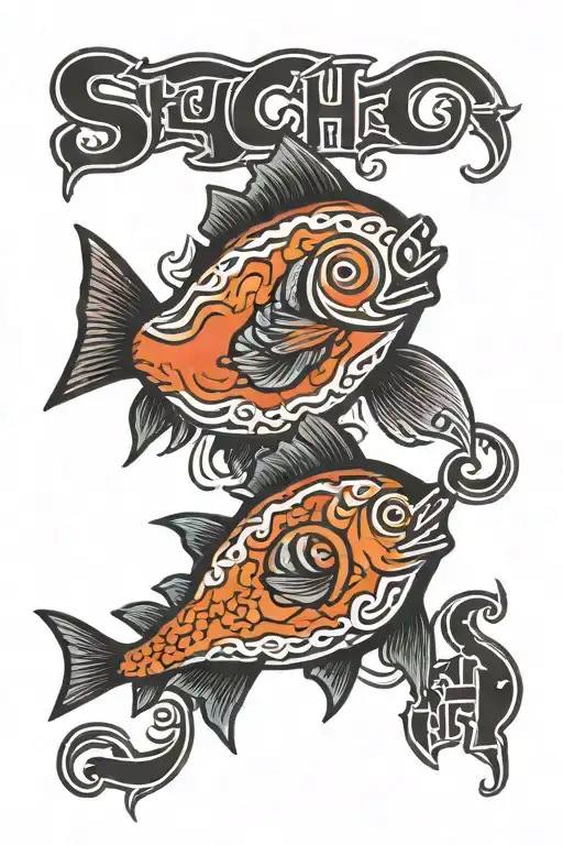 Two-headed Fish An Inscription Sochiog