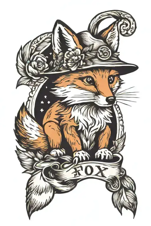 Earth Fox Sitting Cute