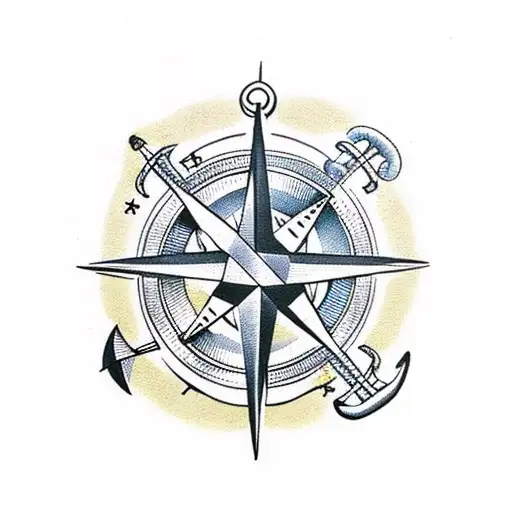 Compass And Anchor