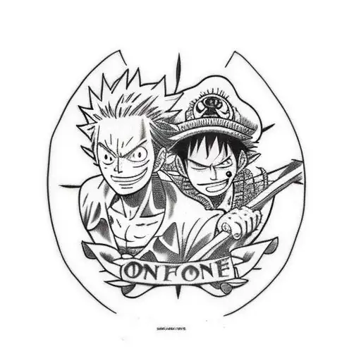 Luffy E Zoro Do One Piece