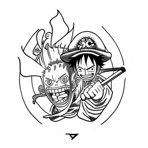 Luffy E Zoro Do One Piece