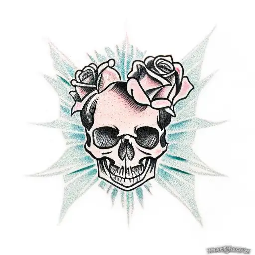 Skull And Roses