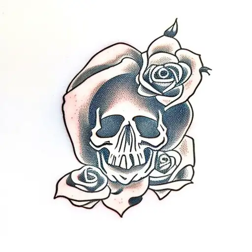 Skull And Roses