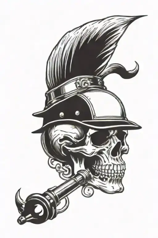 Skull And Welding Mask