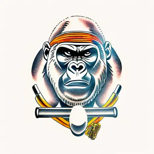 Gorilla Samurai Katana