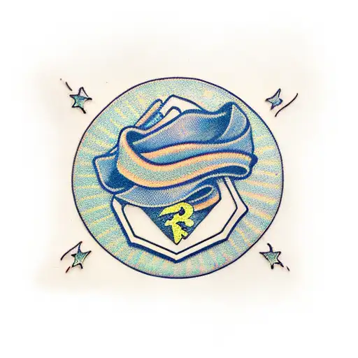 Ribbon For Breast Cancer And Allopecia