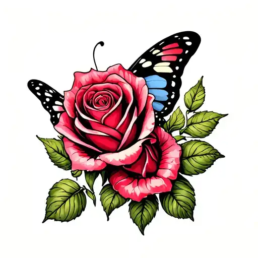 Rose Butterfly