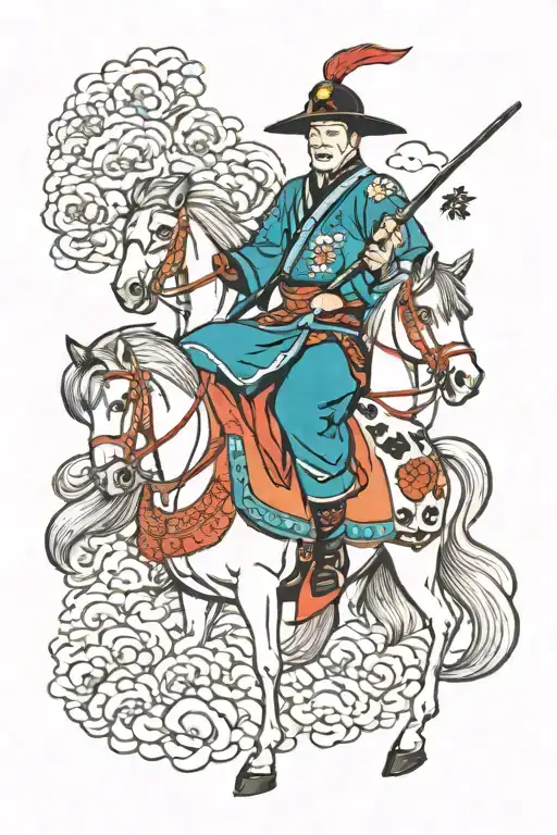 Shogun On Horse