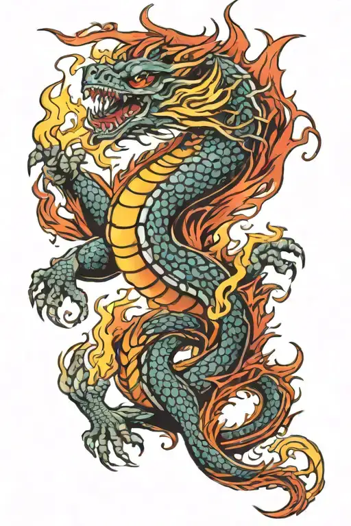 Dragon Breathing Fire