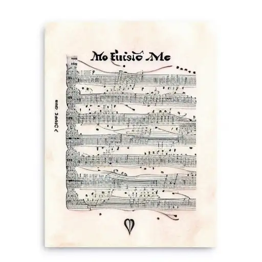 A Minimalist Tattoo Of A Music Sheet With Bts Lyrics As Notes