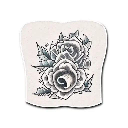 Dog Pad With Stems And Leaves