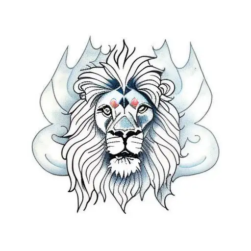Lion With Wings And Infinity