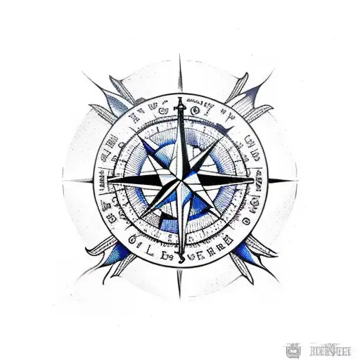 Compass With Broken Anchor